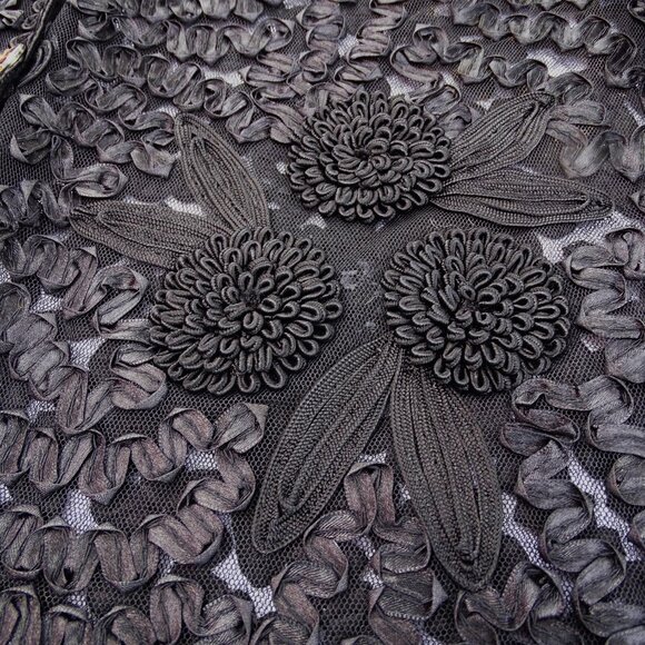 NWT Celsa Black Lace Open Work Cardigan XXL - Picture 13 of 16